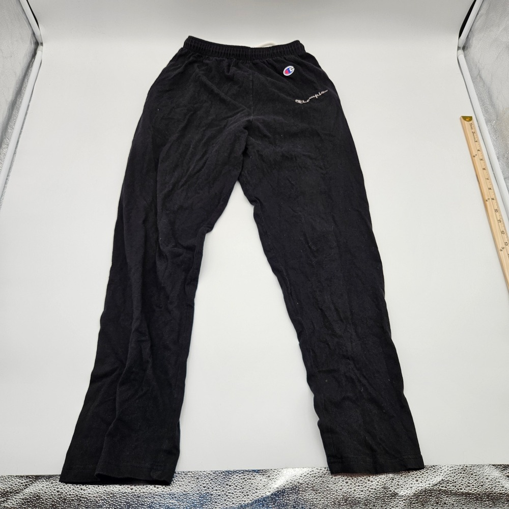 Champion Authentic Athletic Apparel‎ Black Sweatpants Joggers Drawstring Size S